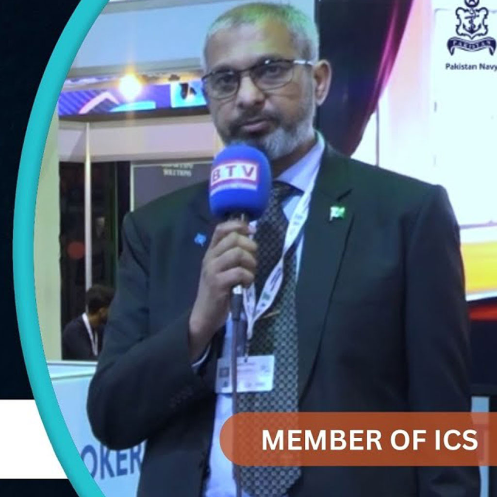 Capt. Farrukh Shahzad from ICS, UK talking about their participation at PIMEC