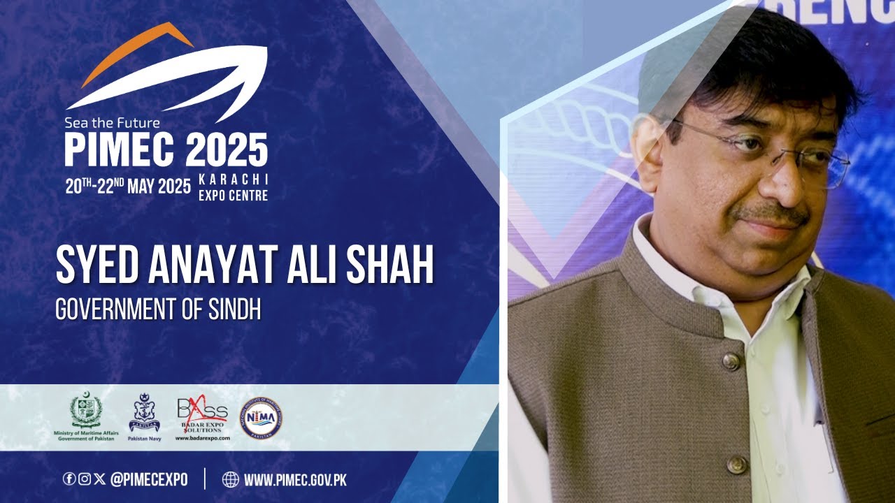 Syed Anayat Ali Shah from Government of Sindh shared his insights during the 1st (SCM) of PIMEC 25